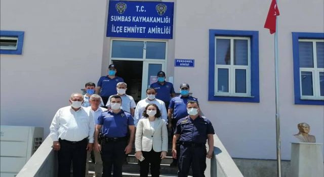 Kaymakam İdil Özdemir'den ilçe emniyet amirliğine bayram ziyareti