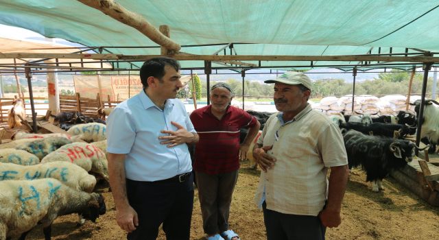 Osmaniye İl Tarım ve Orman Müdürü Recep Bulut kurban pazarını ziyaret etti