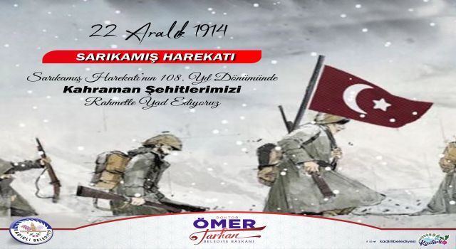 Ömer Tarhan, Sarıkamış şehitlerini andı