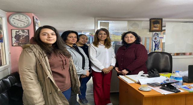 Fatma Ağca Keskinbaş, Akdeniz Matbaasını ziyaret etti