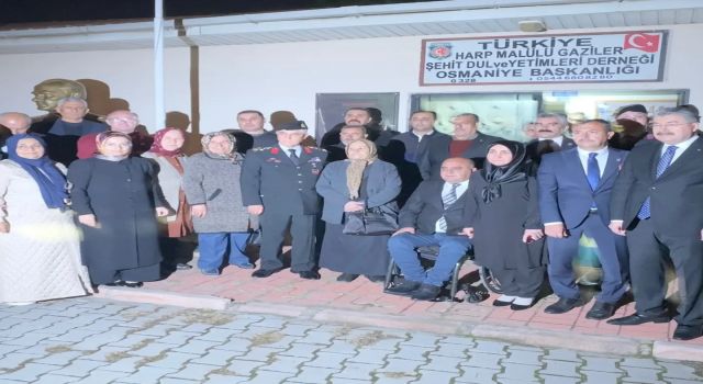 Jandarma Genel Komutanı Arif Çetin, Şehit Aileleri Derneği Osmaniye şubesini ziyaret etti