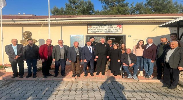 Osmaniye İl Jandarma Alay Komutanı Altundarak, Şehit Aileleri Derneğini ziyaret etti