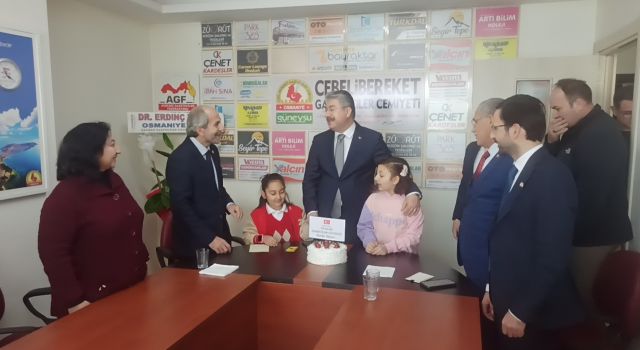 Vali Yılmaz'dan CGC'ye Çalışan Gazeteciler Günü ziyareti