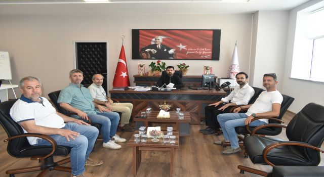Gazeteciler, Başhekim Koçer'i ziyaret etti