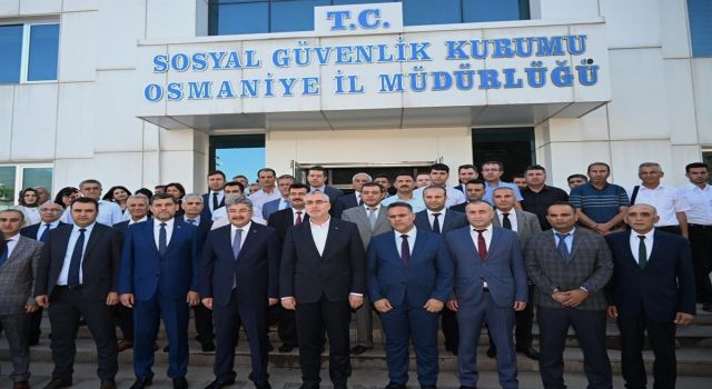 Bakan Işıkhan, Sosyal Güvenlik İl Müdürlüğünü ziyaret etti