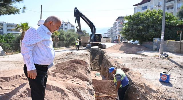 Adana'daki yayla evinden Osmaniye'ye gelen Kadir Kara, alt yapı çalışmalarını inceledi