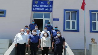Kaymakam İdil Özdemir'den ilçe emniyet amirliğine bayram ziyareti