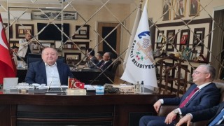 Ali İmran Turgut, Ömer Tarhan'ı ziyaret etti