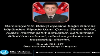 Burak Bulut, "Başın sağolsun Osmaniyem"