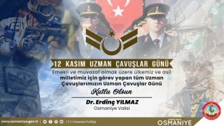 Vali Erdinç Yılmaz, Uzman Çavuşlar Gününü kutladı