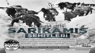 Alper Öner, Sarıkamış şehitlerini andı