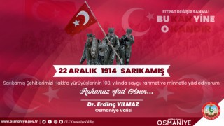 Erdinç Yılmaz, Sarıkamış şehitlerini andı