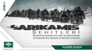 Kadir Kara, Sarıkamış şehitlerini andı