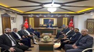 Mücahit Durmuşoğlu, Düziçi Kaymakamı İlhan'ı ziyaret etti