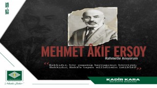 Osmaniye Belediye Başkanı Kadir Kara, Mehmet Akif Ersoy'u andı