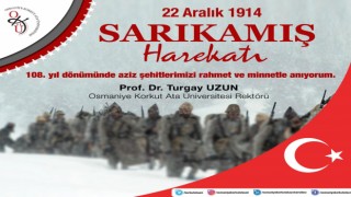 Turgay Uzun, Sarıkamış şehitlerini andı