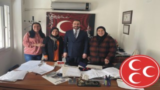 KAÇEP Başkanı Kocaman, MHP Kadirli ilçe Başkanı Uçmak'ı ziyaret etti