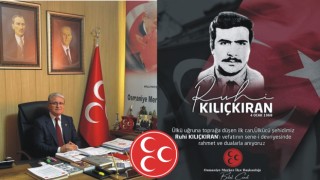 MHP Osmaniye Merkez İlçe Başkanı Bilal Çenet, İlk Ülkücü Şehit Ruhi Kılıçkıran'ı andı