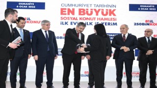 Osmaniye'de 1550 konut için TOKİ kura çekimi yapıldı