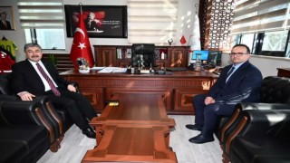 Vali Bey'den İl Sağlık Müdürü Ahmet Kara'ya ziyaret